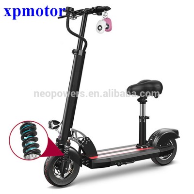 10 inch 500w Mini Electric Motor Scooter for Adults, Shock-Absorbing Foldable E-Scooter with Samsung or Panasonic Battery