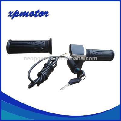 NEW 24V/36V/48V E-Bike Twist Hall Throttle with LED display of battery power Electric bicycle kits