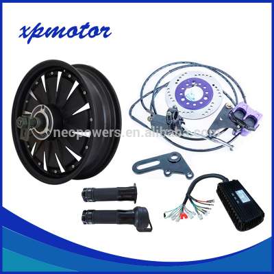 QS 260 12inch 5000W 45H V3 Hub Motor For Electric Motorcycle scooter Conversion Kits Speed 100kph